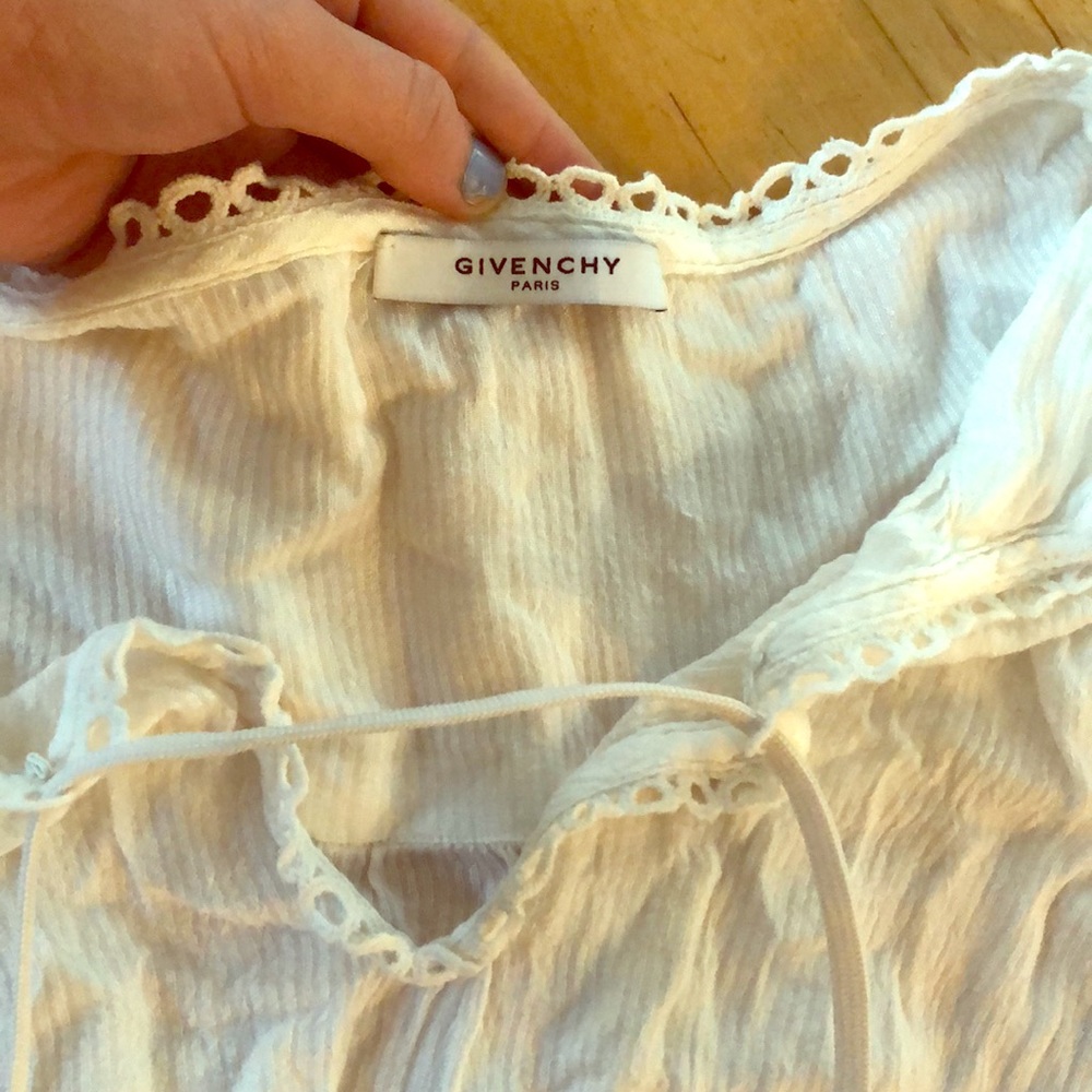 GIVENCHY WHITE LACE DRESS